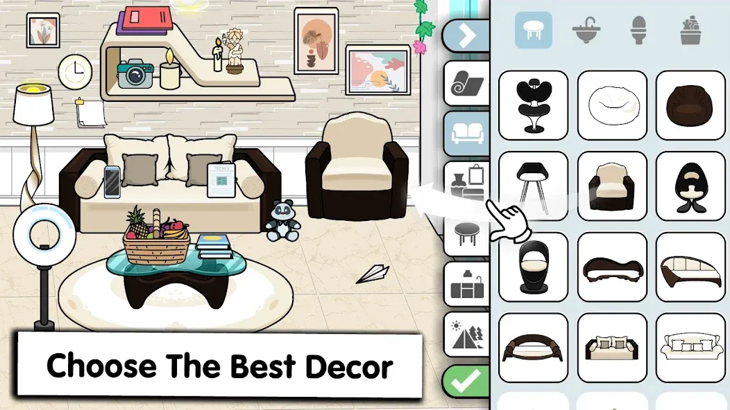Tizi Princess Home Design Game screenshot 5