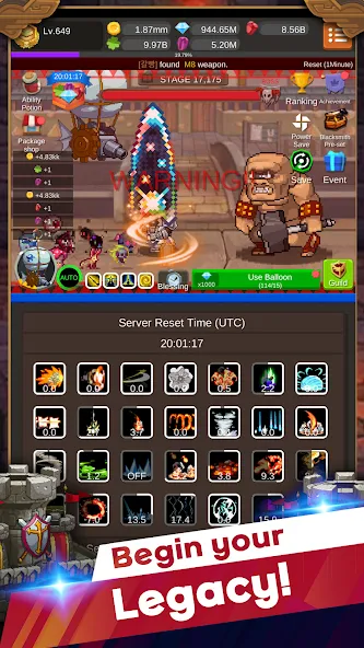 Iron knight : Nonstop Idle RPG screenshot 5