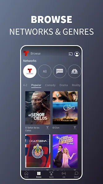 Telemundo: Series y TV en vivo screenshot 6