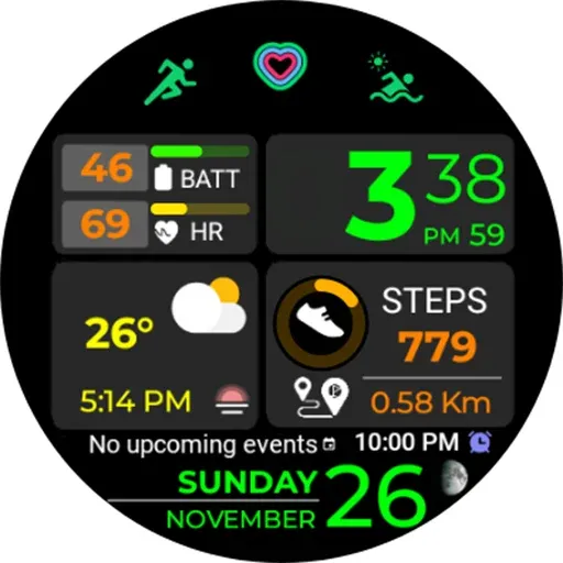Dark Tiles Infomative NTV569 screenshot 32