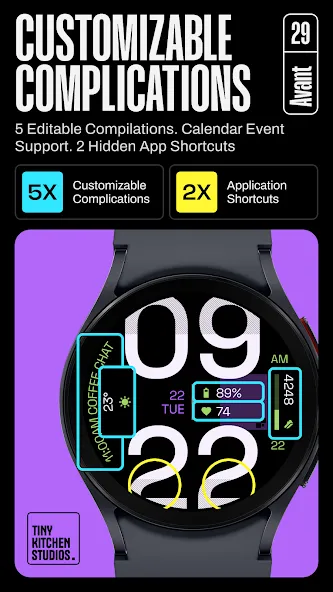TKS 29 Avant Watch Face screenshot 5