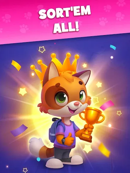 Kitty Sort: Twisted Tails screenshot 21