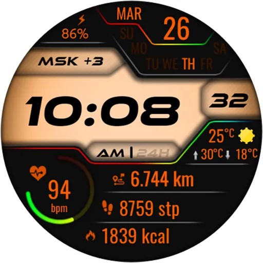Vexitor Digital Watch Face screenshot 19