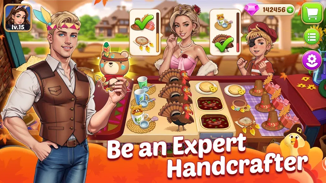 Manor Cooking: Chef Build Town screenshot 2