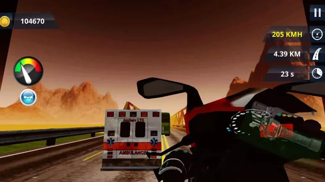 Real Moto Racing 3D screenshot 1