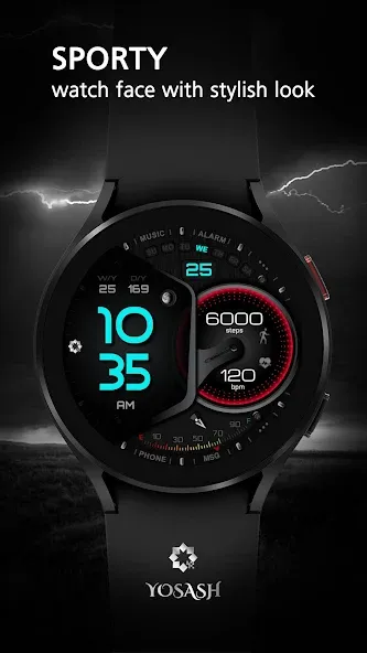 W305 Artistic Watch Face screenshot 1