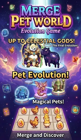 Merge Pet World: Evolution screenshot 1