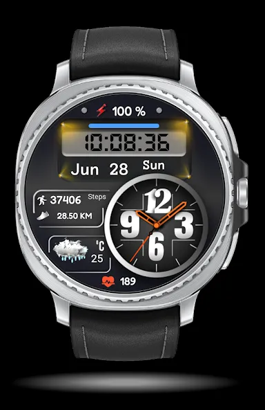 FSW316 Hybrid Watch Face screenshot 3