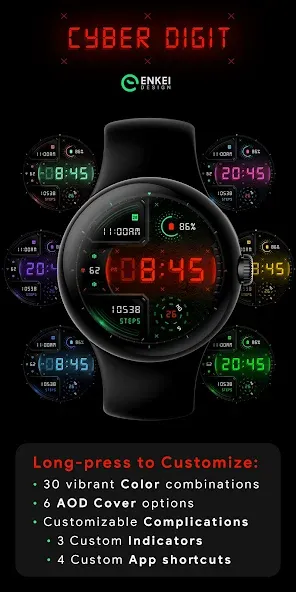 Cyber Digit - digital colorful screenshot 3