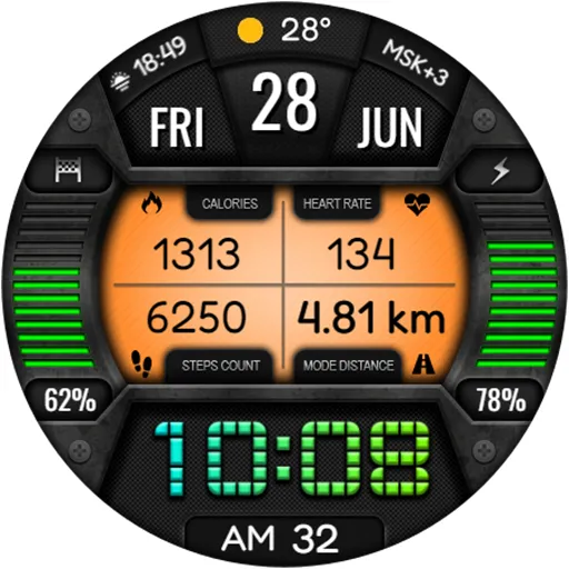 TUNADAS WS04 Watch face screenshot 13