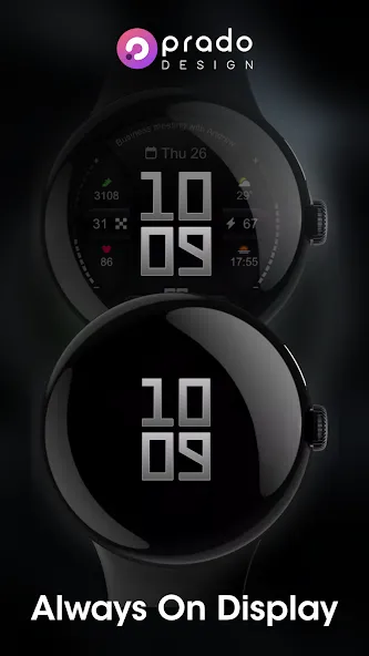 PRADO 76 Digital Watch Face screenshot 6
