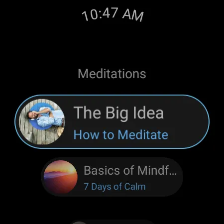 Calm: Meditación y Sueño screenshot 11