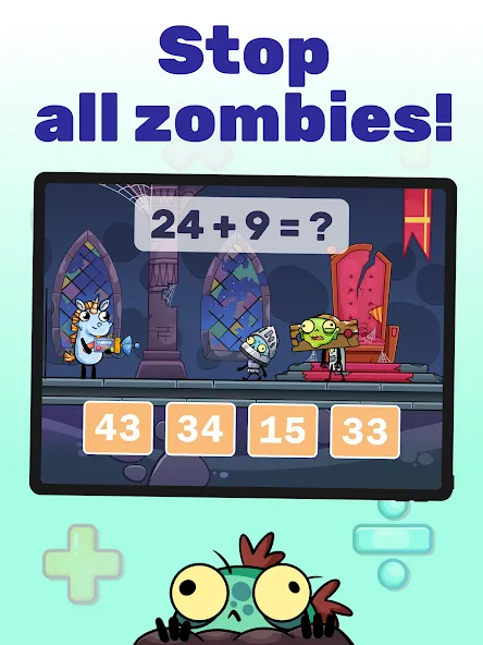 Math games: Zombie Invasion screenshot 7