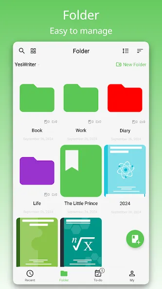 YesWriter - Writing, Notes screenshot 4