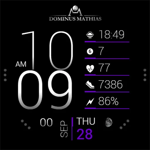 DM041 Digital Watch Face screenshot 6