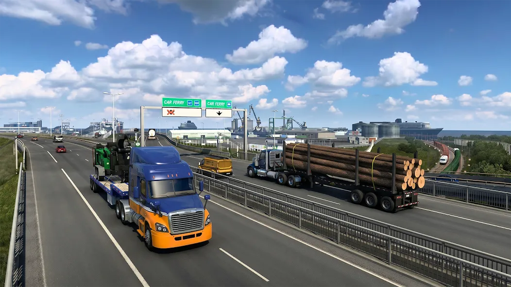 US Real Truck Driving Games screenshot 2