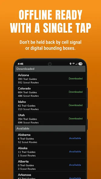 Trails Offroad: Offline Maps screenshot 5