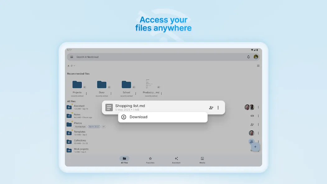 Nextcloud screenshot 14