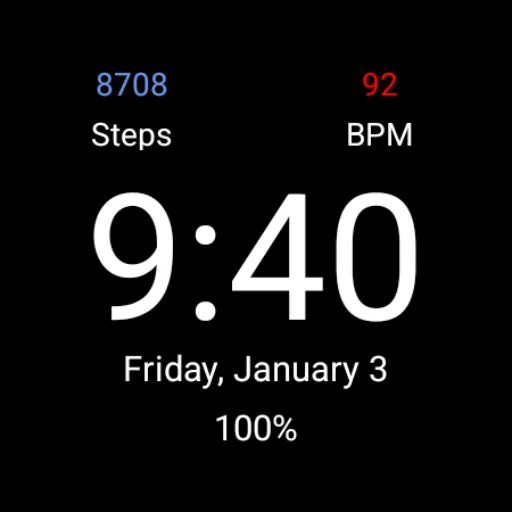 Minimal Watch Face screenshot 5