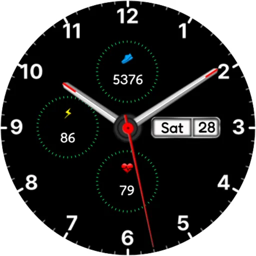 Analog Minimal Watch face screenshot 11