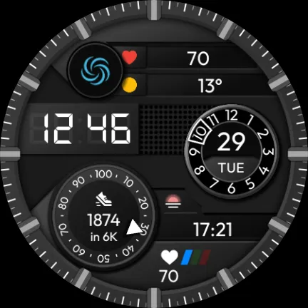 OD28 Titanium Watch Face screenshot 36