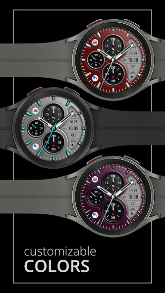 DADAM100: Hybrid Watch Face screenshot 2