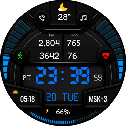 Digital Sport BPV1 Watch Face screenshot 19