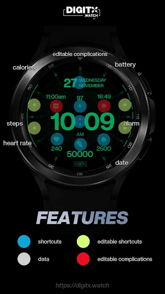 Crypt 53 Digital Watch Face screenshot 6