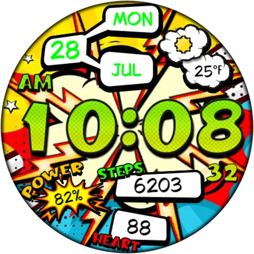 DIGI COMICON CTS43 Watch face screenshot 24