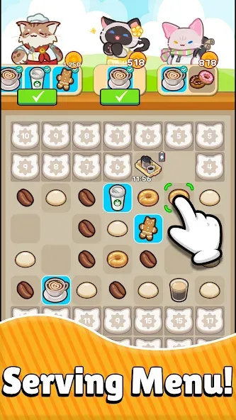 Merge Cat Cafe : Coffee cat screenshot 25