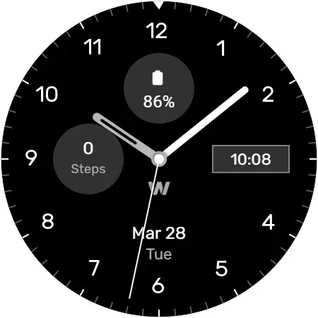 WES2 - Casual Watch Face screenshot 4
