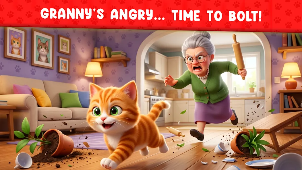 Granny Prank: Cat Simulator 3D screenshot 5