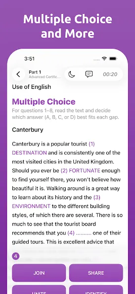 Cambridge C1 Exam Simulator screenshot 4
