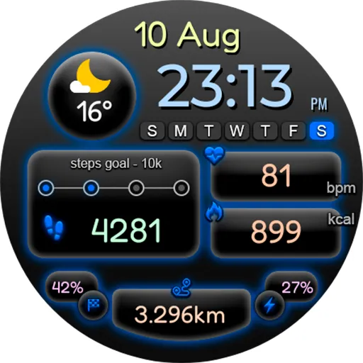 Digital Deefon Watch Face screenshot 19