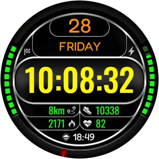 Digital Dong 01 Watch face screenshot 16