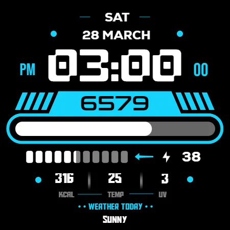 Stepox WatchFace screenshot 10
