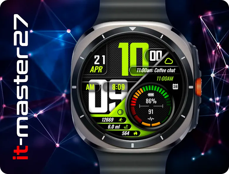 it-M013: Digital Watch Face screenshot 5