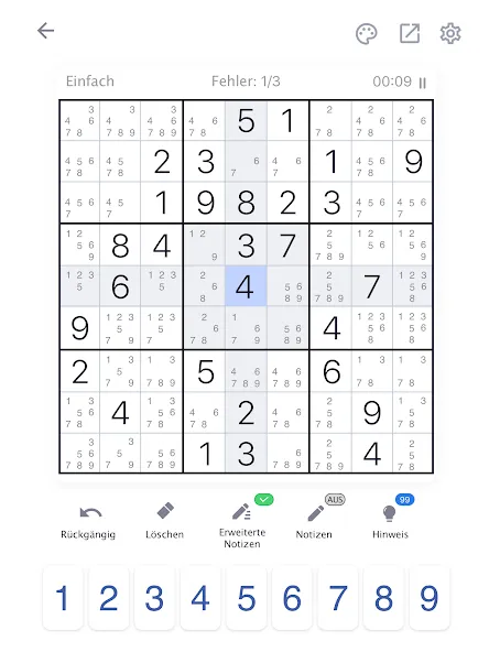 Sudoku Klassische Puzzlespiele screenshot 14