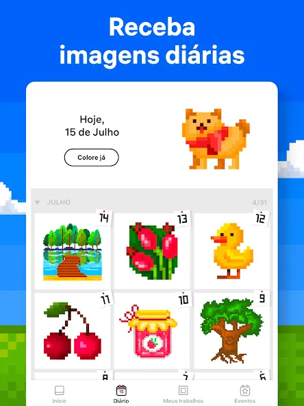 Pixel Art - Jogo de Pintar screenshot 14