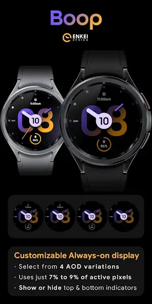 Boop - colorful hybrid watch screenshot 4
