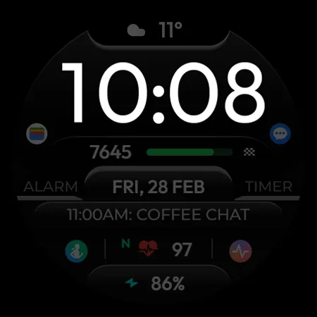 TVV Sport 6 Digital Watch Face screenshot 14