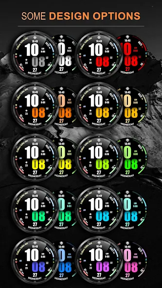 WFP 319 Digital Watch Face screenshot 2