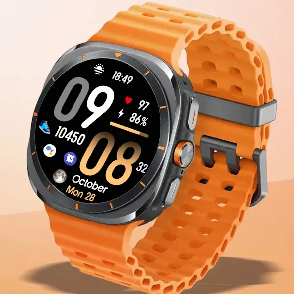 BIG BOLD Digital time face E42 screenshot 6