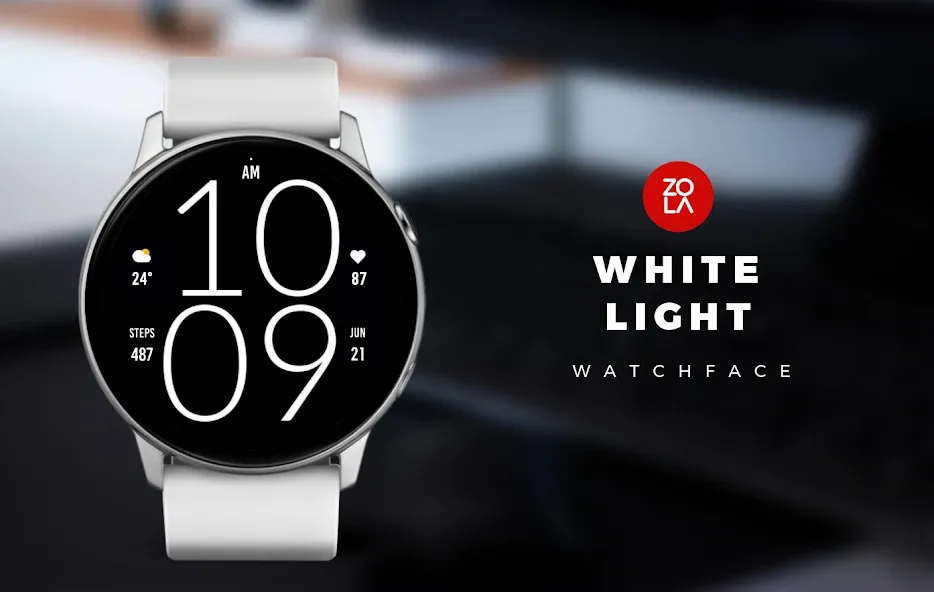 White Light Watch Face screenshot 1