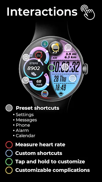 OMG 289 - Digital Watch Face screenshot 6