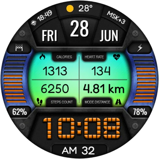 TUNADAS WS04 Watch face screenshot 18