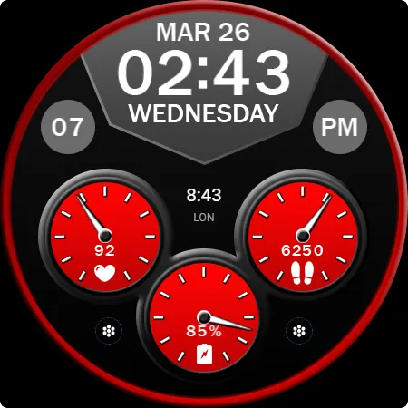Key WF64 Digital Watch Face screenshot 29