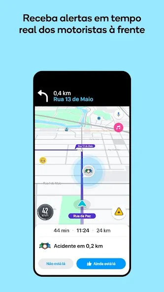 Waze – GPS e Trânsito ao vivo screenshot 2