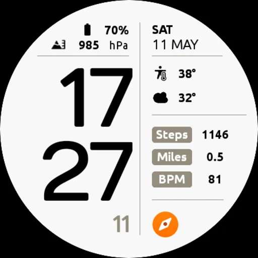 EXD043L: Digital Watch Face screenshot 28