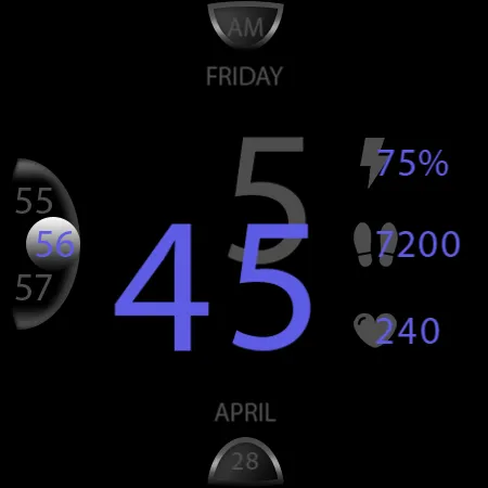 Key047 Digital Watch Face screenshot 25